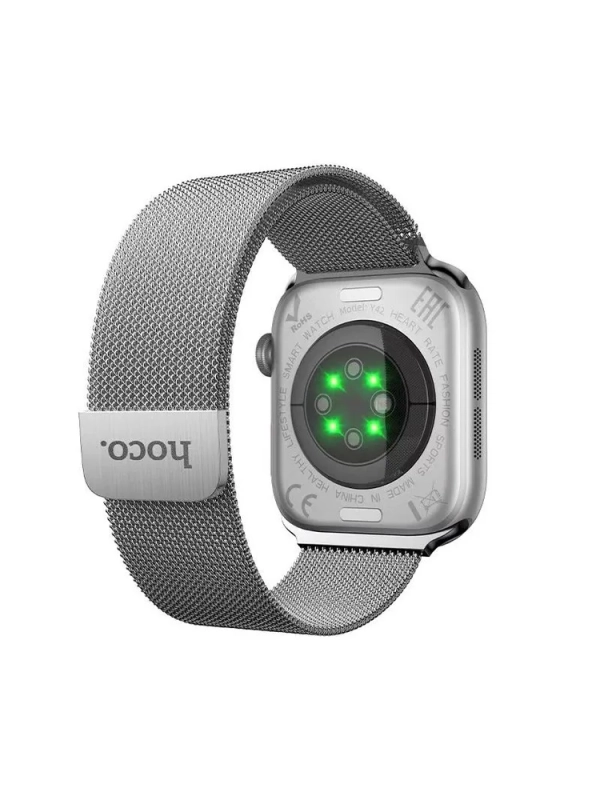 Смарт-часы с двумя ремешками Hoco Y42 Smart watch серебро