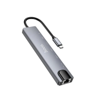 USB хаб Type-C 8в1 с RJ45 и HDMI