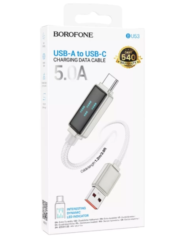 Кабель USB-A to Type-C 5A Кабель USB-A to Type-C 5A