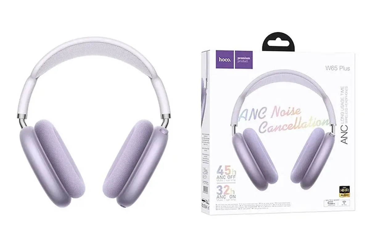 Беспроводные полноразмерные наушники Hoco W65 Plus с активным шумоподавлением