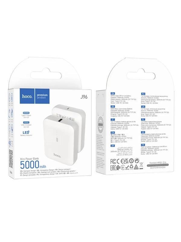 Повербанк компактный для телефона Iphone 5000 mAh Повербанк компактный для телефона Iphone 5000 mAh