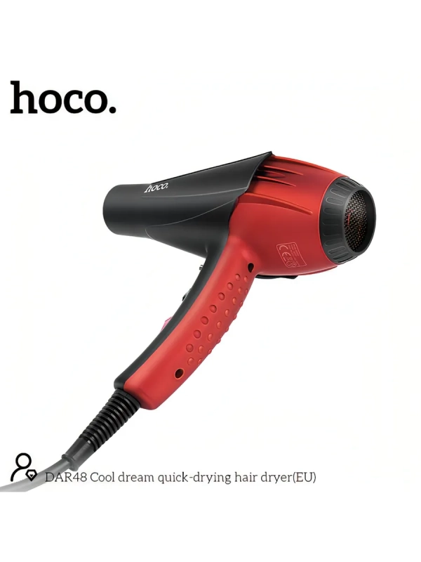 Фен для волос бытовой 1800 ВТ Hoco Dar48
