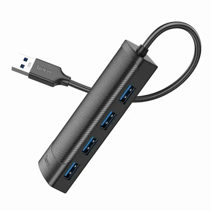 Переходник Hoco HB41 USB концентратор 4 в 1 (USB to USB 2.0 х 4), 0.2М