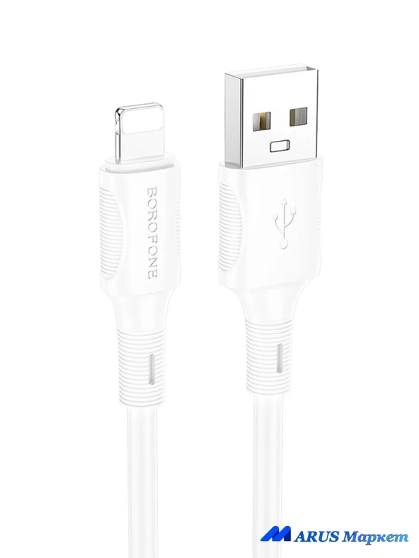 Кабель Apple Lightning - USB Type-A 2.4A для быстрой зарядки Кабель Apple Lightning - USB Type-A 2.4A для быстрой зарядки