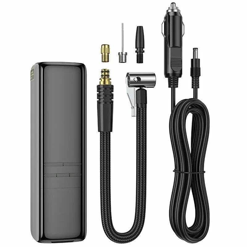 Портативный насос для накачки шин BOROFONE FC1 с ЖК-дисплеем точного давления