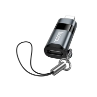 Адаптер Hoco UA44 Lightning - Type-C (с дисплеем)