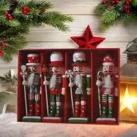 Набор Щелкунчиков 4пр.12см Набор Щелкунчиков 4пр.12см