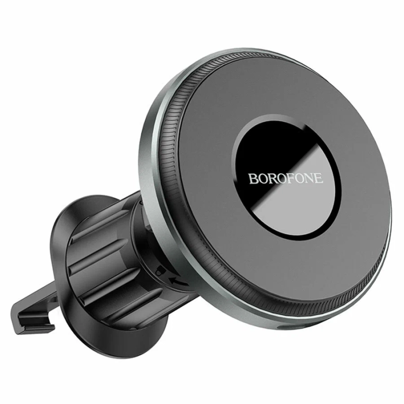Автомобильный держатель с беспроводной зарядкой BOROFONE BH202, в девлектор, 15W