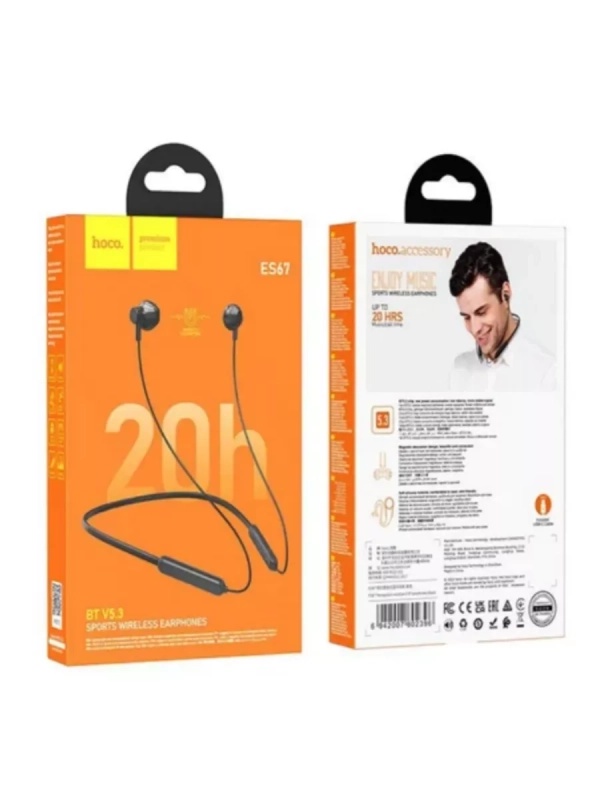 Bluetooth-наушники спортивные вкладыши с дугой ES67 Bluetooth-наушники спортивные вкладыши с дугой ES67