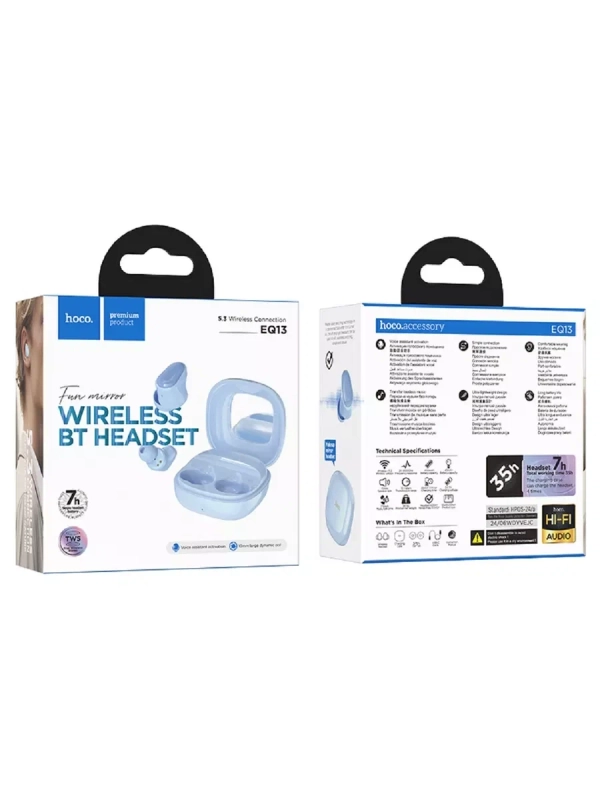 Наушники внутриканальные HOCO EQ13, Fun, Bluetooth, TWS