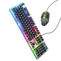 Набор проводной игровой Hoco GM18 клавиатура+мышь, подсветка