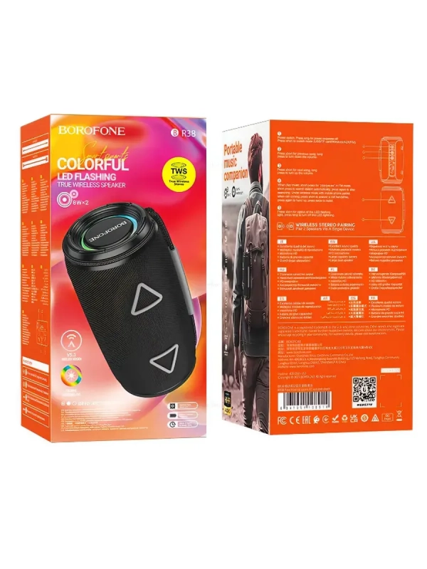 Портативная колонка Borofone BR38 черная Портативная колонка Borofone BR38 черная
