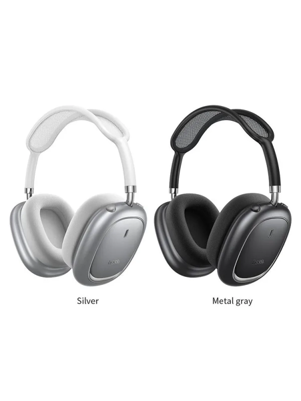 Полноразмерные беспроводные наушники HOCO W68 silver