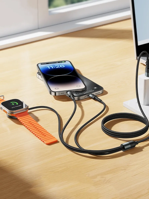 Док-станция для часов с кабелем на 2 разъема Док-станция для часов с кабелем на 2 разъема