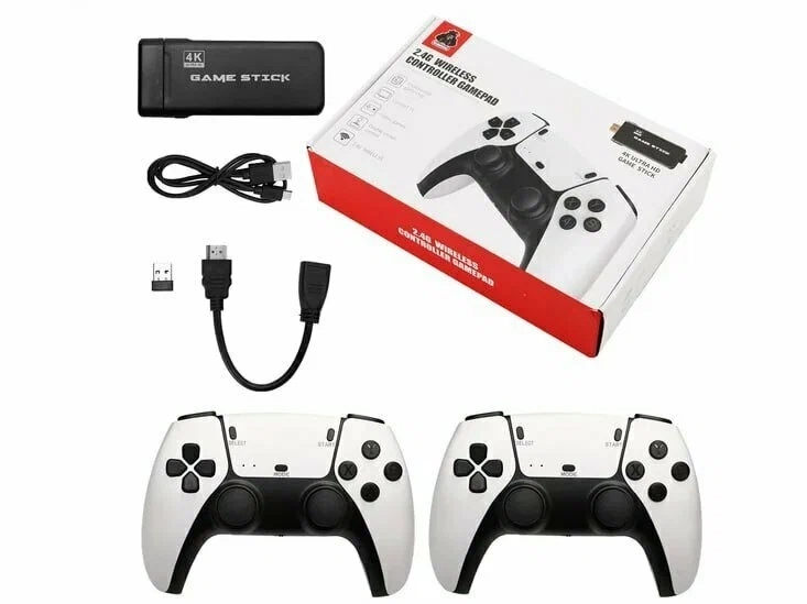 Консоль игровая приставка для телевизора Game Stick M15 64 GB с играми Junior, Sega, Nintendo, Плейстейшн