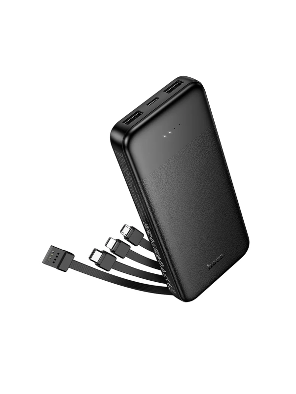 Внешний аккумулятор J163 10000 mAh с кабелями