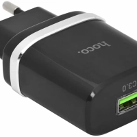Сетевое зарядное устройство c USB HOCO C12Q Type-c, QC3.0