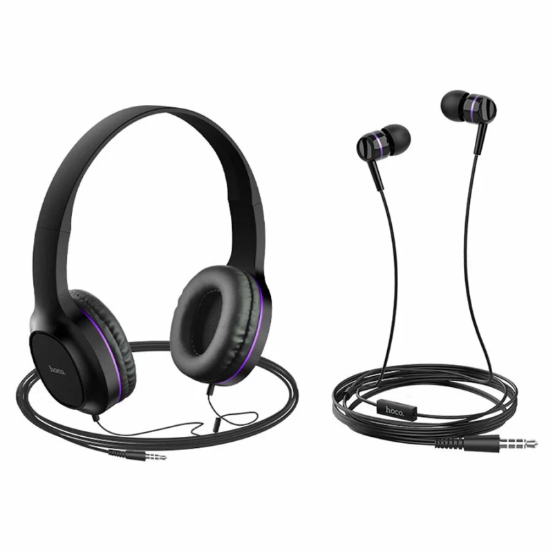 Проводные наушники HOCO W24 Enlighten, Jack 3.5mm, 1.2 м Проводные наушники HOCO W24 Enlighten, Jack 3.5mm, 1.2 м