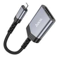 Картридер 2 в 1, Lightning, UA25, HOCO, поддержка TF/SD