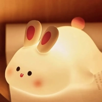 Ночник детский силиконовый светильник зайка HX16