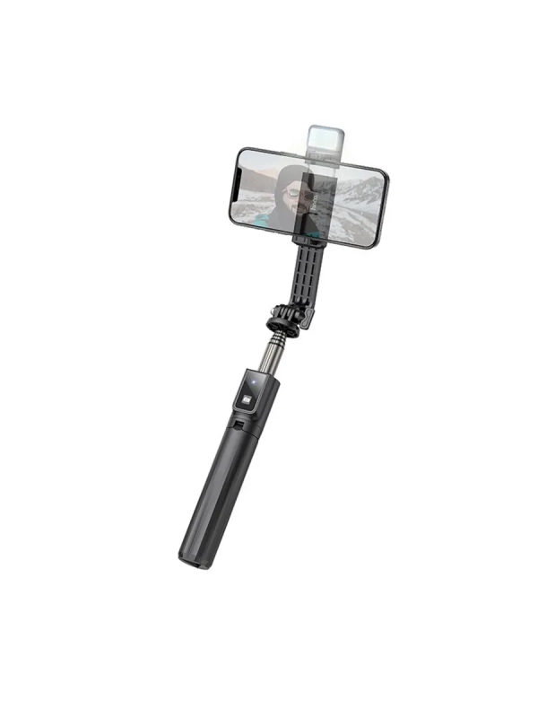 Монопод-тренога для селфи Hoco K15, с подсветкой, беспроводная Монопод-тренога для селфи Hoco K15, с подсветкой, беспроводная