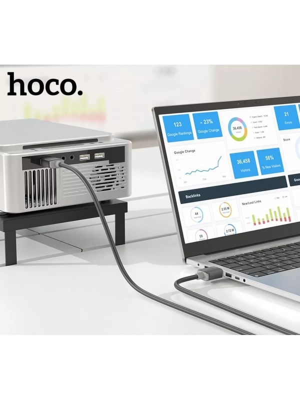 Кабель HOCO US08 HDTV 2.0 Male 4K ,2 метра