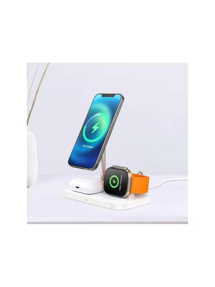 Беспроводное зарядное устройство Borofone BQ29 3в1 15W