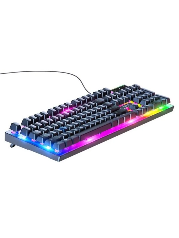 Набор проводной игровой Hoco GM18 клавиатура+мышь, подсветка Набор проводной игровой Hoco GM18 клавиатура+мышь, подсветка