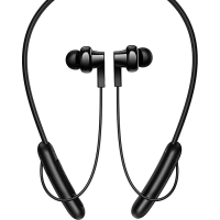 Наушники Bluetooth с микрофоном ES75, магнитные, черный