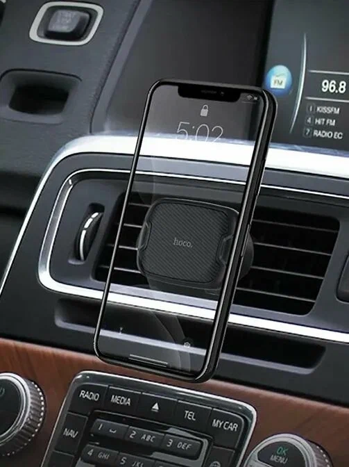 Держатель в авто CA65 (магнитный, в дефлектор) черный