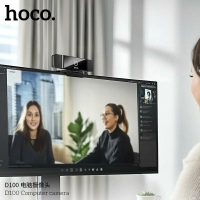Экшн-камера Hoco D100, 15-19.9 Мп, USB 3.0, крепление на мониторе, черный