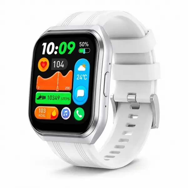 Умные часы HOCO Y44 Smart Watch с Bluetooth-звонками серебро