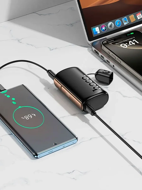 Внешний аккумулятор Hoco Q50 10000 mAh (20W, PD, Type-C, кабель Type-C-Lightning, LED)