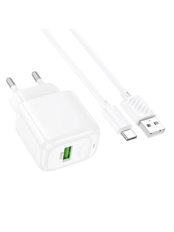 Зарядное устройство USB 3.0 QC с кабелем TYPE-C Зарядное устройство USB 3.0 QC с кабелем TYPE-C