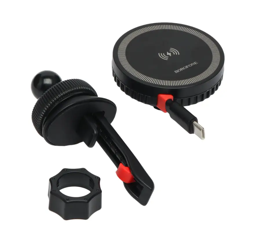 Автомобильный держатель Borofone BH207,15Вт, черный