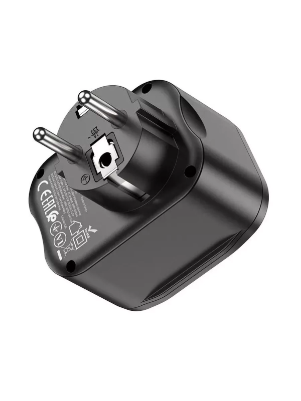 Сетевой фильтр HOCO NS3 1 гнездо + PD 20W + 2USB QC3.0 18W Сетевой фильтр HOCO NS3 1 гнездо + PD 20W + 2USB QC3.0 18W