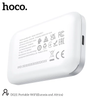 Портативный wifi роутер Hoco "DQ11", ABS, 2100мАч, до 6 пользователей