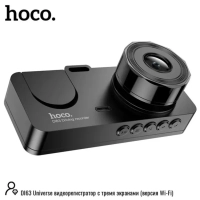 Видеорегистратор Hoco DI63 с тремя камерами