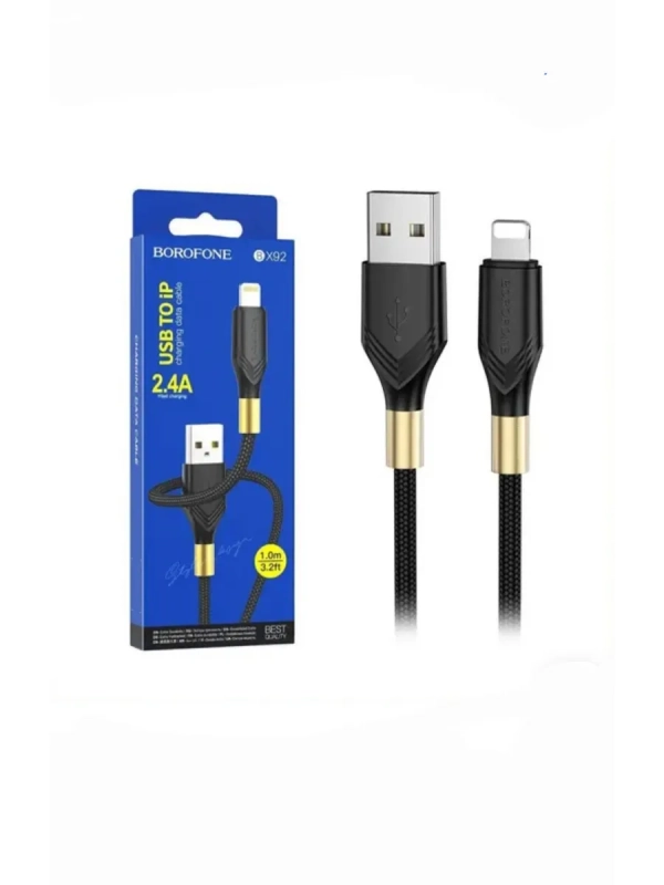 Кабель для зарядки Borofone BX92 Lightning - USB Кабель для зарядки Borofone BX92 Lightning - USB