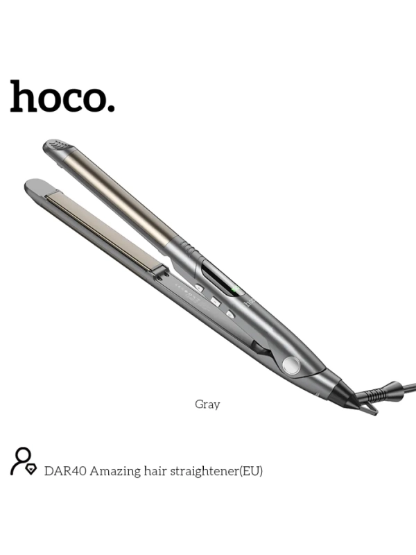 Выпрямитель для волос Hoco DAR40 серый