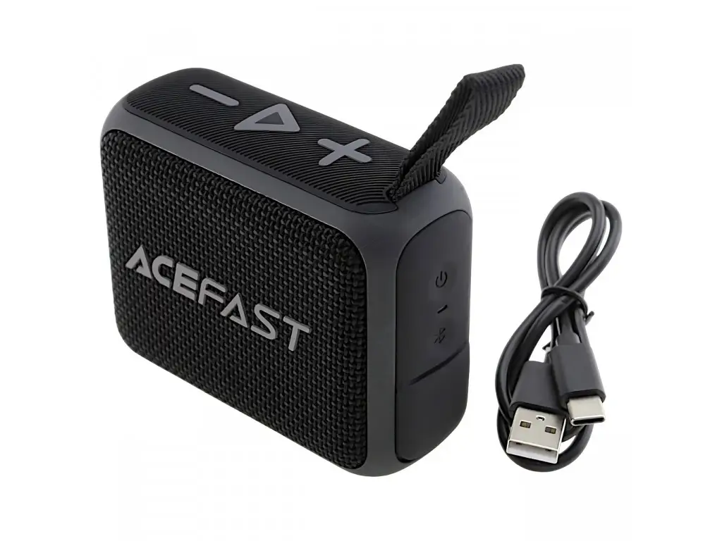 Колонка портативная (Bluetooth+TWS) (черная) ACEFAST K4 GO