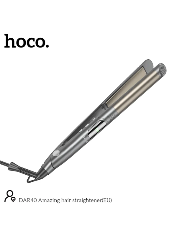 Выпрямитель для волос Hoco DAR40 серый