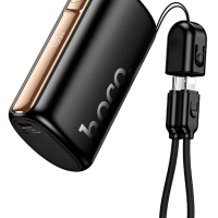 Внешний аккумулятор Hoco Q50 10000 mAh (20W, PD, Type-C, кабель Type-C-Lightning, LED)