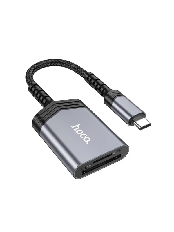 Переходник OTG HOCO UA25 USB-C , для SD и Micro SD Переходник OTG HOCO UA25 USB-C , для SD и Micro SD