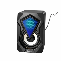 Игровые компьютерные колонки 2.0 HOCO DS30 с активной RGB-подсветкой (6W, USB, AUX)