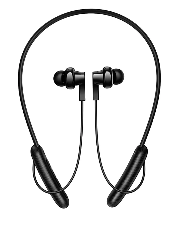 Наушники Bluetooth с микрофоном ES75, магнитные, черный