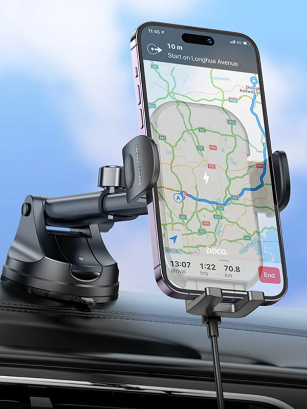 Универсальный автодержатель с беспроводной зарядкой