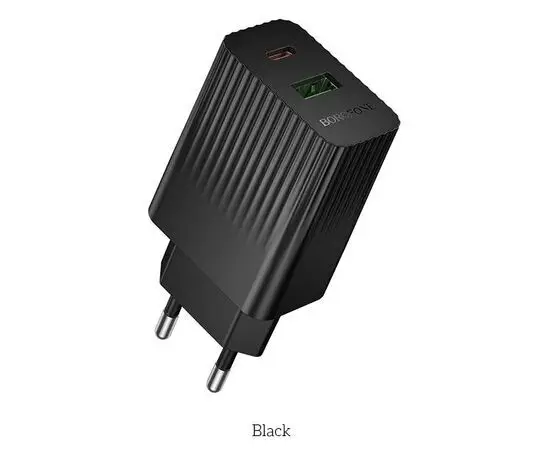 Быстрая зарядка USB Type-C для телефона 30W 2 порта