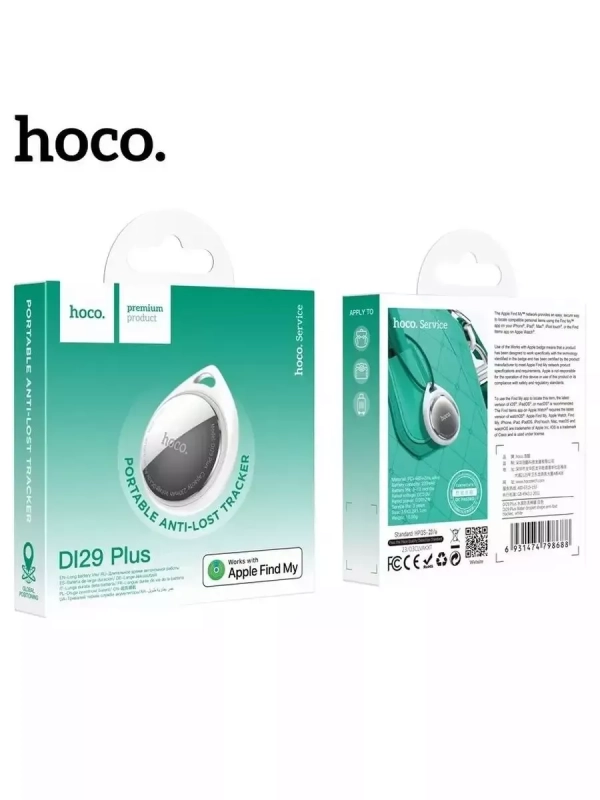 GPS-трекер hoco DI29 Plus, для iPhone,белый