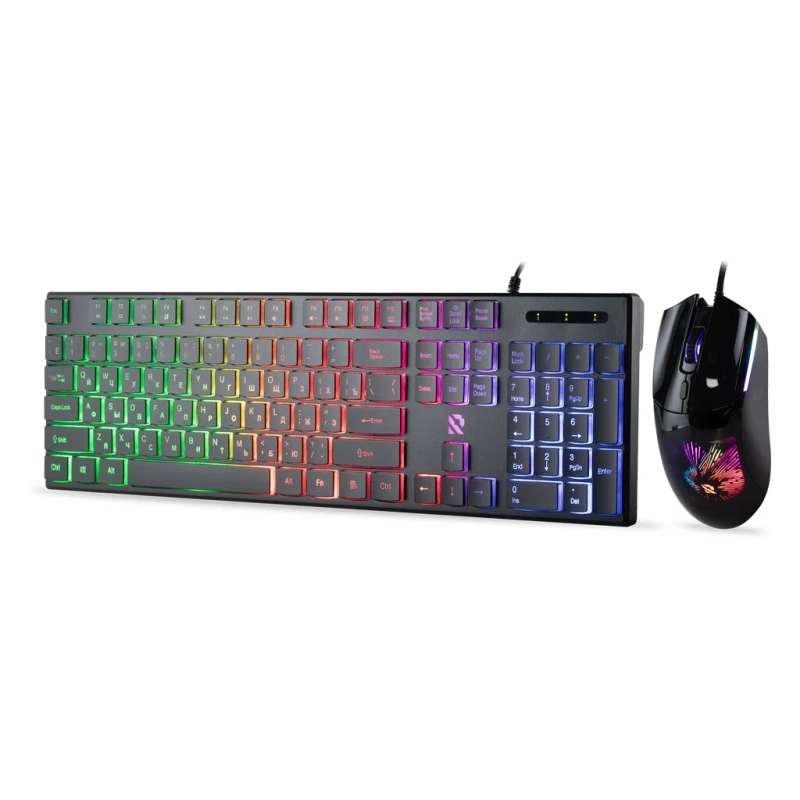 Клавиатура+мышь набор игровой для пк Smartbuy Rush Sparkle черный